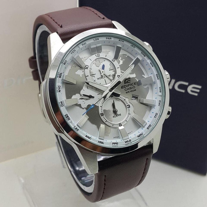 Jam Tangan Pria Casio Edifice EFR-303L Brown Original BM