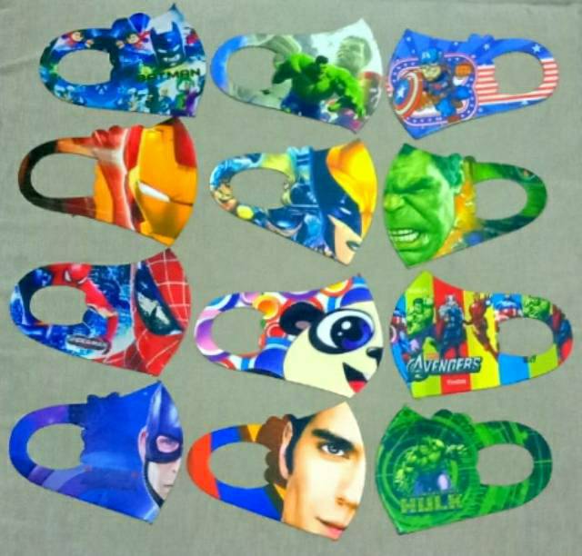 Masker Scuba Premium Motif Anak