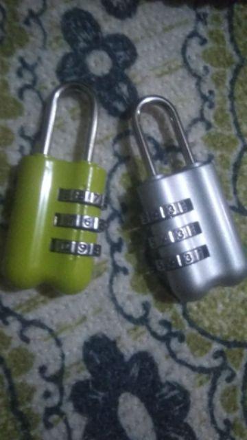 [seller Recommend] Gembok Kode Password 3 Digit Kombinasi Bahan Zinc Alloy