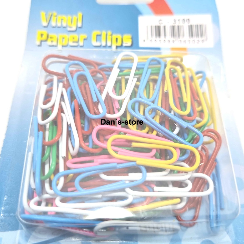 

Joyko Vinyl Paper Clips C3100 - Paper Clip Warna Klip Penjepit Kertas