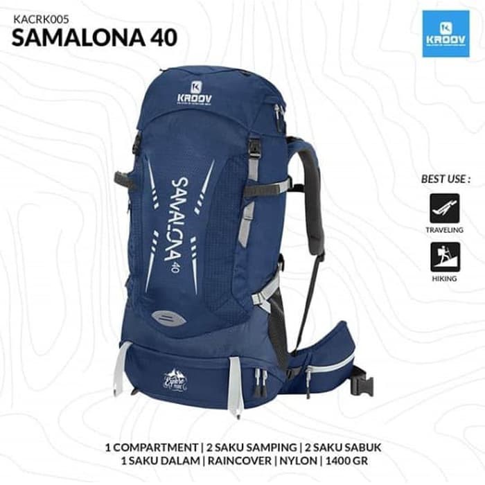 Tas Gunung Carrier Kroov Samalona 40 Liter