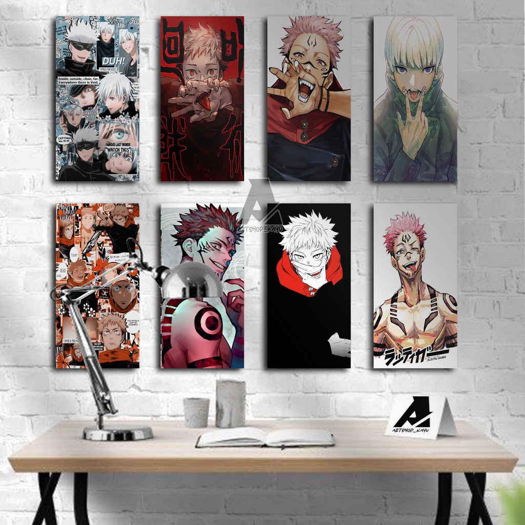 hiasan dinding ANIME JUJUTSU KAISEN / dekorasi dinding / dekorasi kamar / poster dinding / POSTER