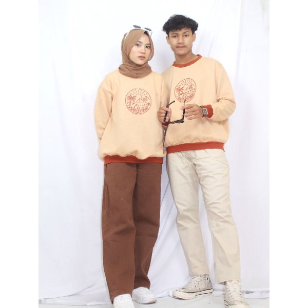 LANDSCAPE CREWNECK DEWASA - Sweater Hoodie Crewneck Sablon Keren Murah Lucu Cewe Cowo