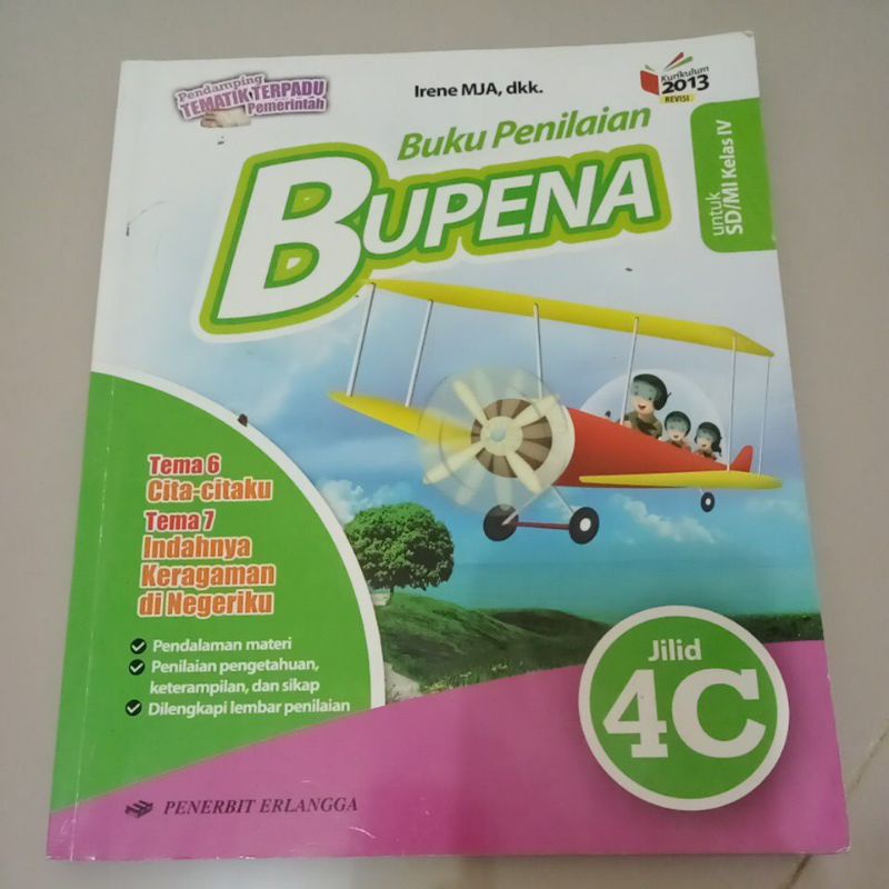 Buku bupena 4c bekas kelas 4