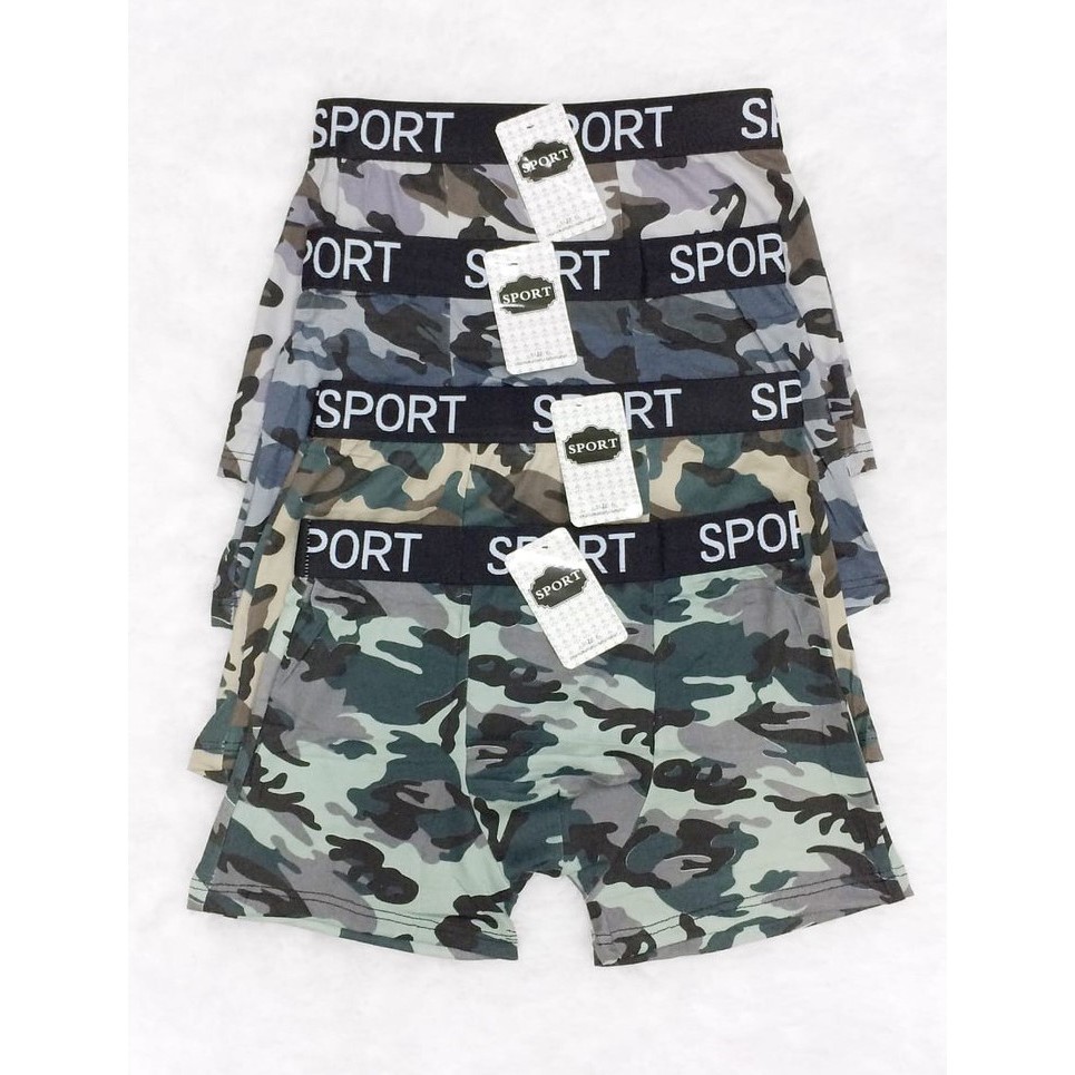Celana Boxer Pria Loreng Dewasa - Celana dalam Loreng Army Laki laki - CD loreng - kancut laki