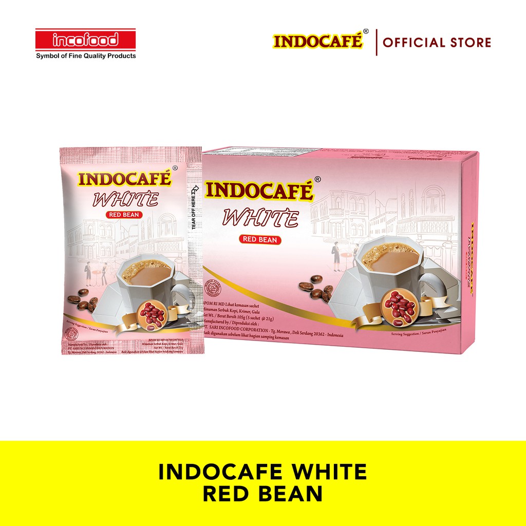 Indocafe White Red Bean (5 sachet)