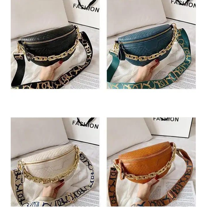 EL 5481 RISCE TAS WAISTBAG IMPORT WANITA CEWEK PEREMPUAN JAKARTA BATAM 25 X 8 X 16