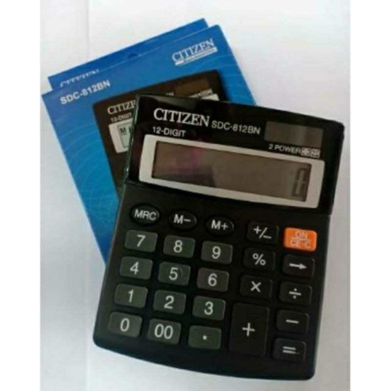 

Kalkulator Citizen SDC-812BN 12 Digit / 2 Power / Check and Correct / Replay / SDC - 812 BN