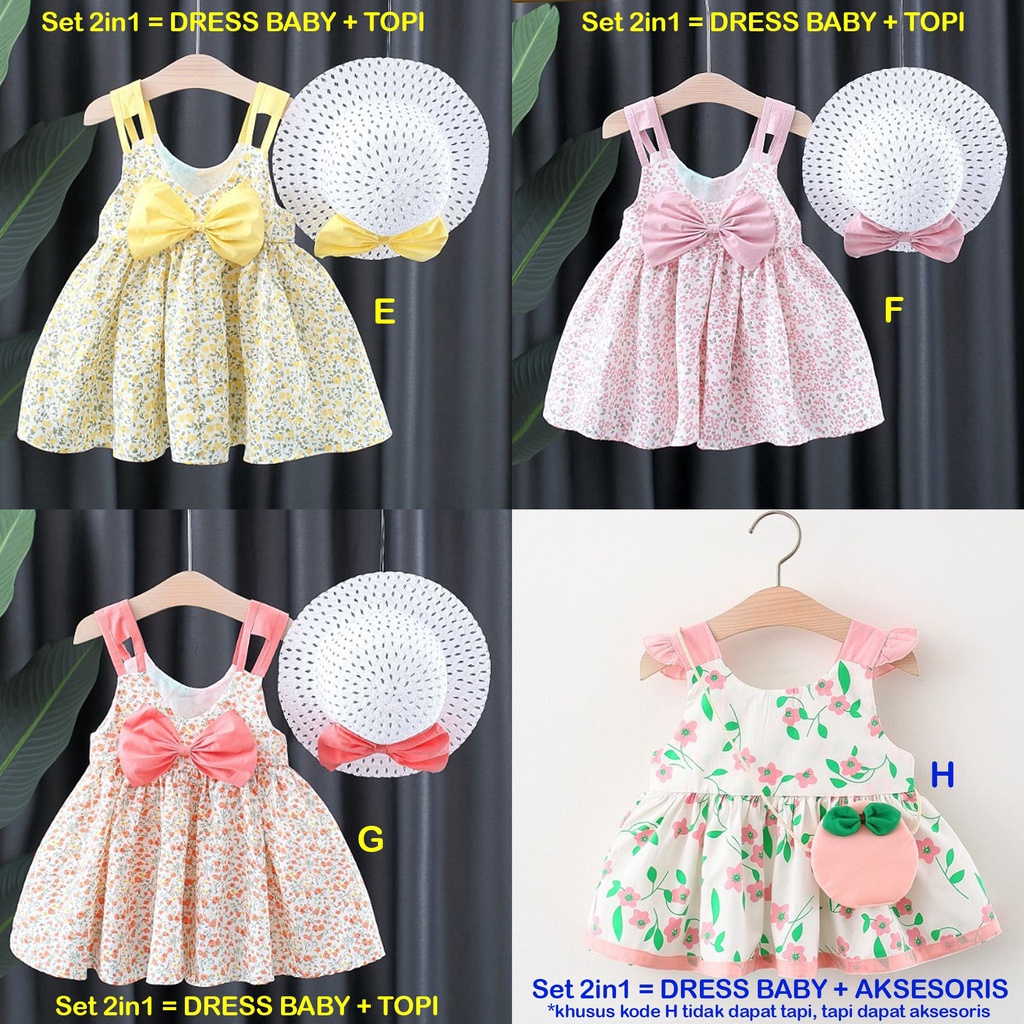 DRESS BABY DENGAN TOPI