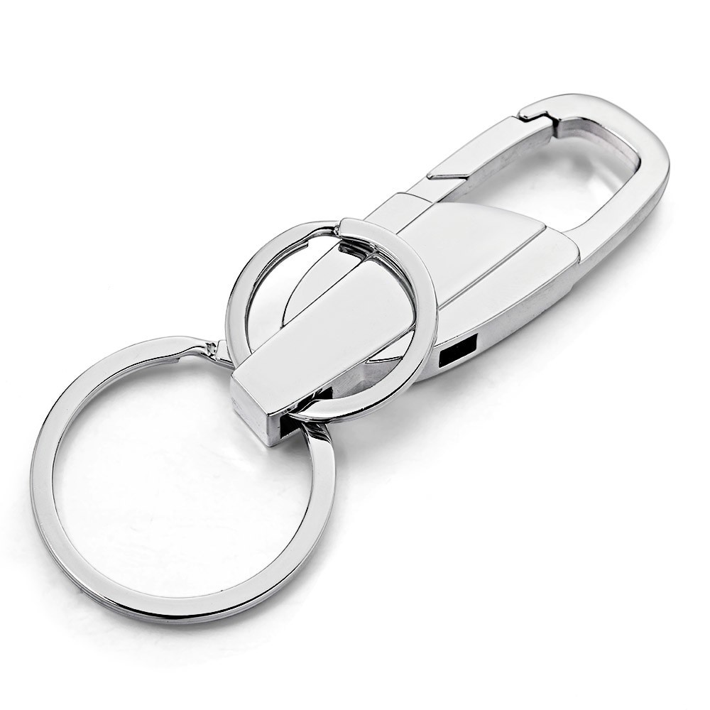 NEW ARRIVAL SANYU Gantungan Kunci Carabiner Keychain Stainless Steel K372 Silver Grab Medan