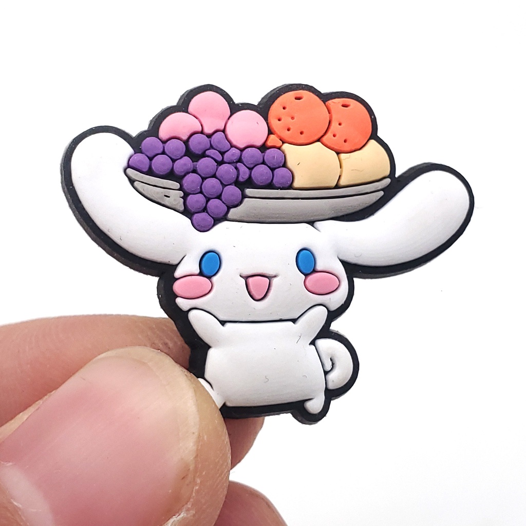 Jibbitz anjing yugui yang lucu Crocs Pin Gesper Sepatu Motif Kartun anime shoe charms DIY decorate gadis Anak sandal Hadiah accessories