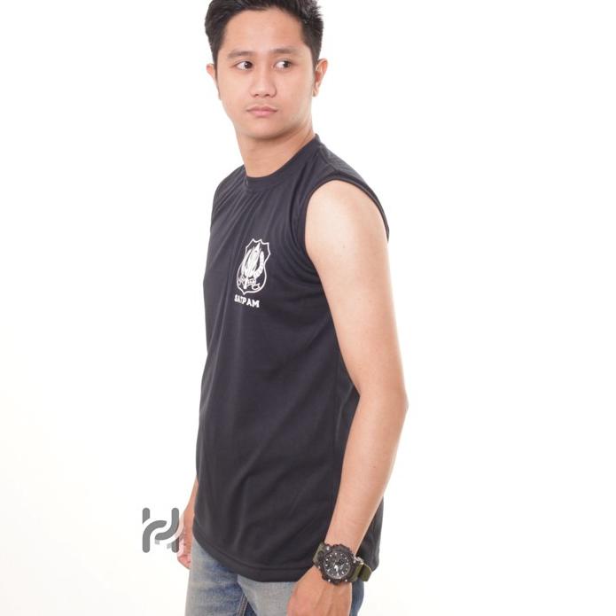𓁁 Security Kaos Satpam Lekbong Kaos Singlet Security Dalaman Satpam Lekmong Warna Coklat Hitam Navy