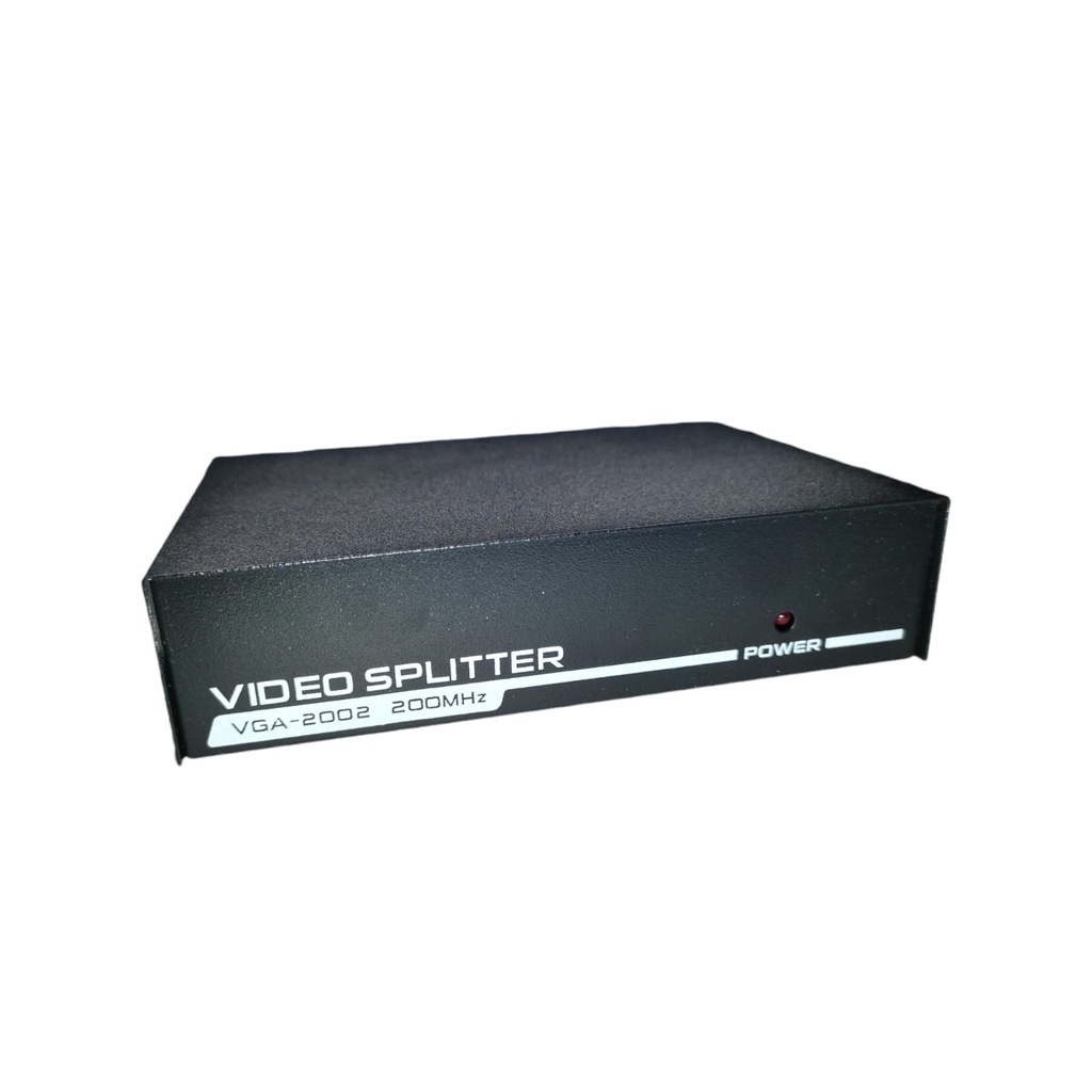 VGA SPLITER 1 TO 2 PORT 200MHZ + ADAPTOR / VGA SPLITTER 2PORT