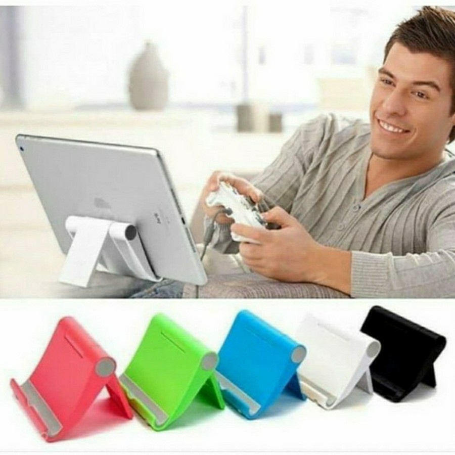 FOLDABLE PHONE STAND HOLDER TATAKAN HP DI MEJA HOLDER HP / STAND HOLDER HP