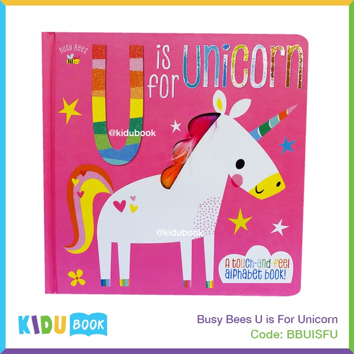 Buku cerita Bayi dan Anak Busy Bees U is For Unicorn Kidu Baby