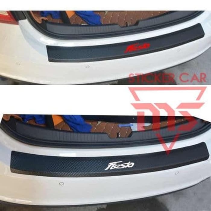 STICKER STIKER FORD FIESTA KARBON FIBER HIGH PROTECTOR BAGASI BELAKANG Elegan