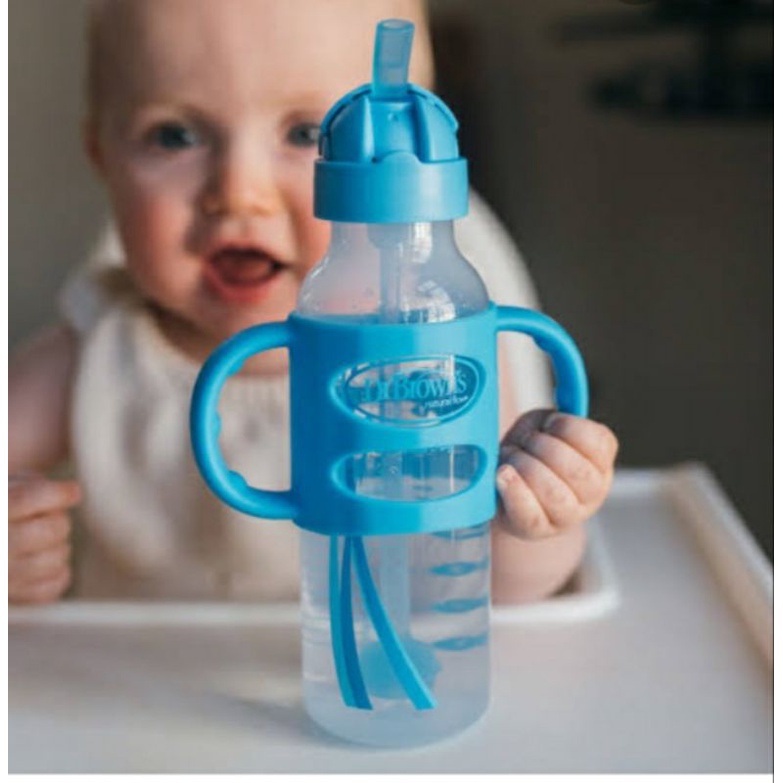 Botol Minum Anak Dr.Brown's Narrow Sippy Straw Bottle 250ml