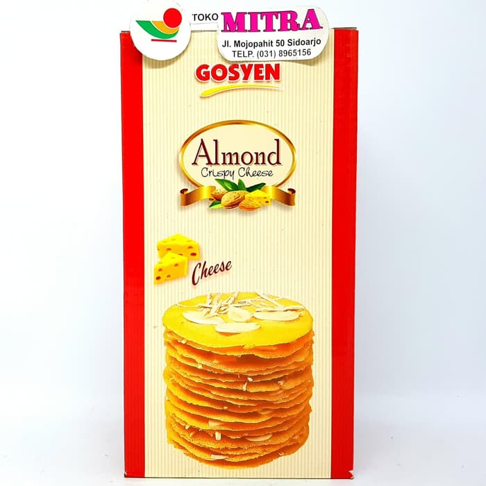 

GOSYEN ALMOND CRISPY CHEESE 130gr | OLEH KHAS ASLI SURABAYA PREMIUM