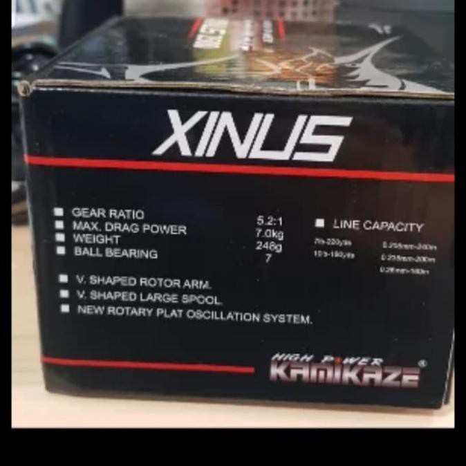 Limited Reel Kamikaze Xinus 2500 Terlaris