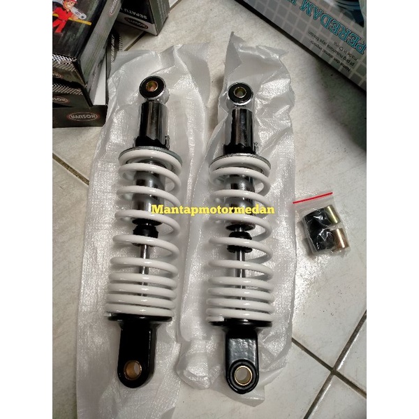 Shock Sok Breaker Belakang Variasi 280 mm Warna Putih Jupiter Z Z1 Vega R New ZR F1ZR FIZR Force 1 Z
