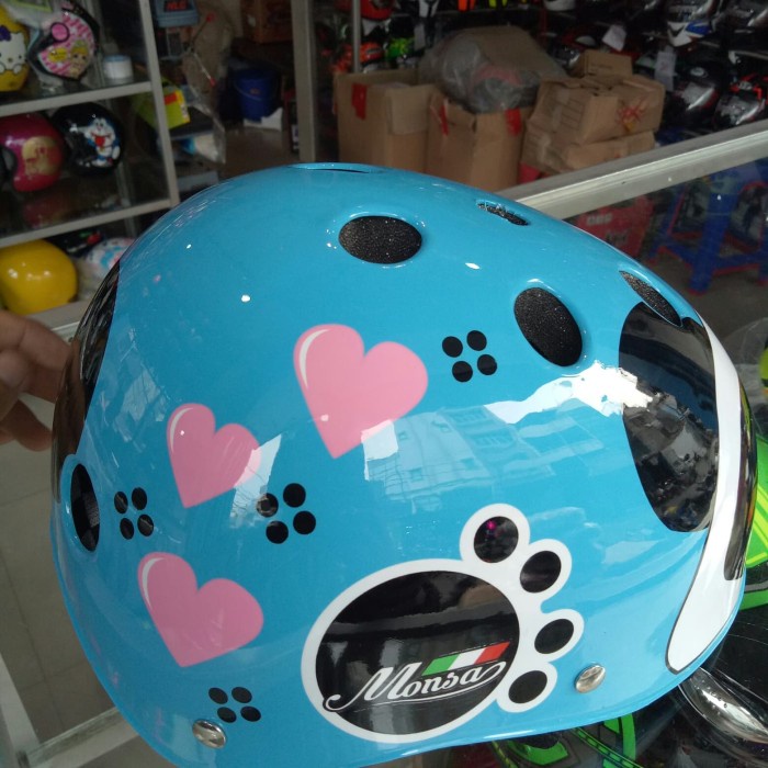 HELM ANAK /HELM SEPEDA SKATING MOTIF KEREN / HELM SEPEDA