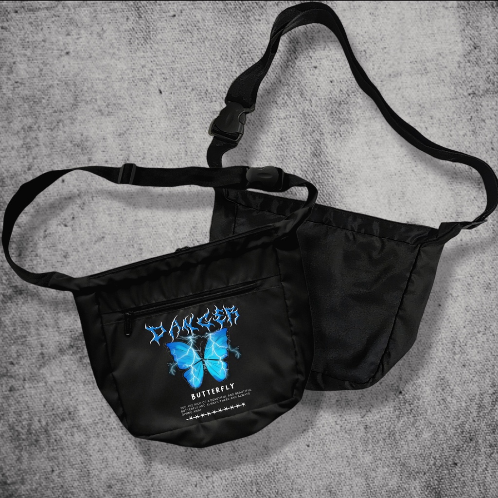 [HS022] Tas wanita sling bag distro tas selempang anti air