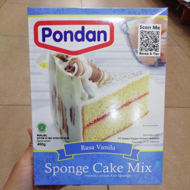 

Pondan Sponge Vanila 400gr