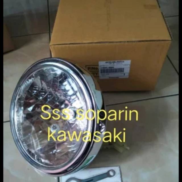 lampu bulat ninja r tanpa batok bagian belakang