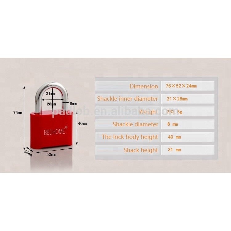 Gembok Wasaka padlock 4 digits combination key anti air anti karat untuk indoor dan outdoor