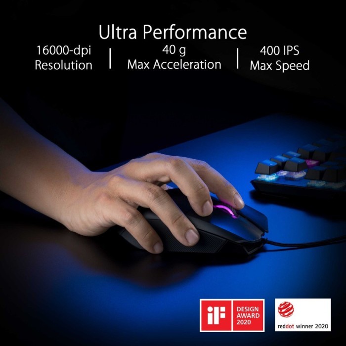 ASUS ROG Chakram Core Gaming Mouse Programmable Joystick 16000 dpi ORI
