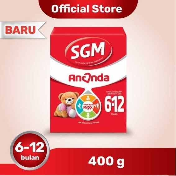 

SGM Ananda 2 susu formula bayi 6-12 bulan 400g