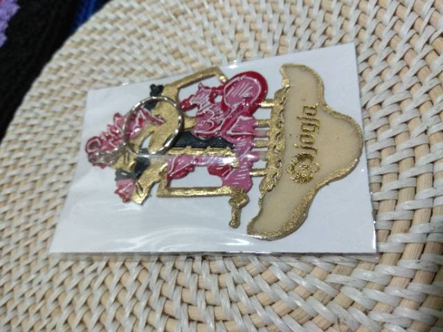 (BISA COD) SOUVENIR GANTUNGAN KUNCI WAYANG KULIT RAMA SHINTA JOGJA 12x5 cm OLEH-OLEH MURAH INDONESIA