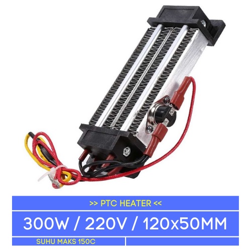 Heater 300W Elemen Pemanas Udara Mesin Tetas Telur Inkubator 220V AC 300W