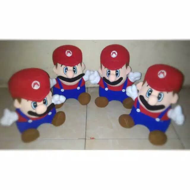 Unik Boneka Super Mario Bross Boneka Mario Bros Berkualitas