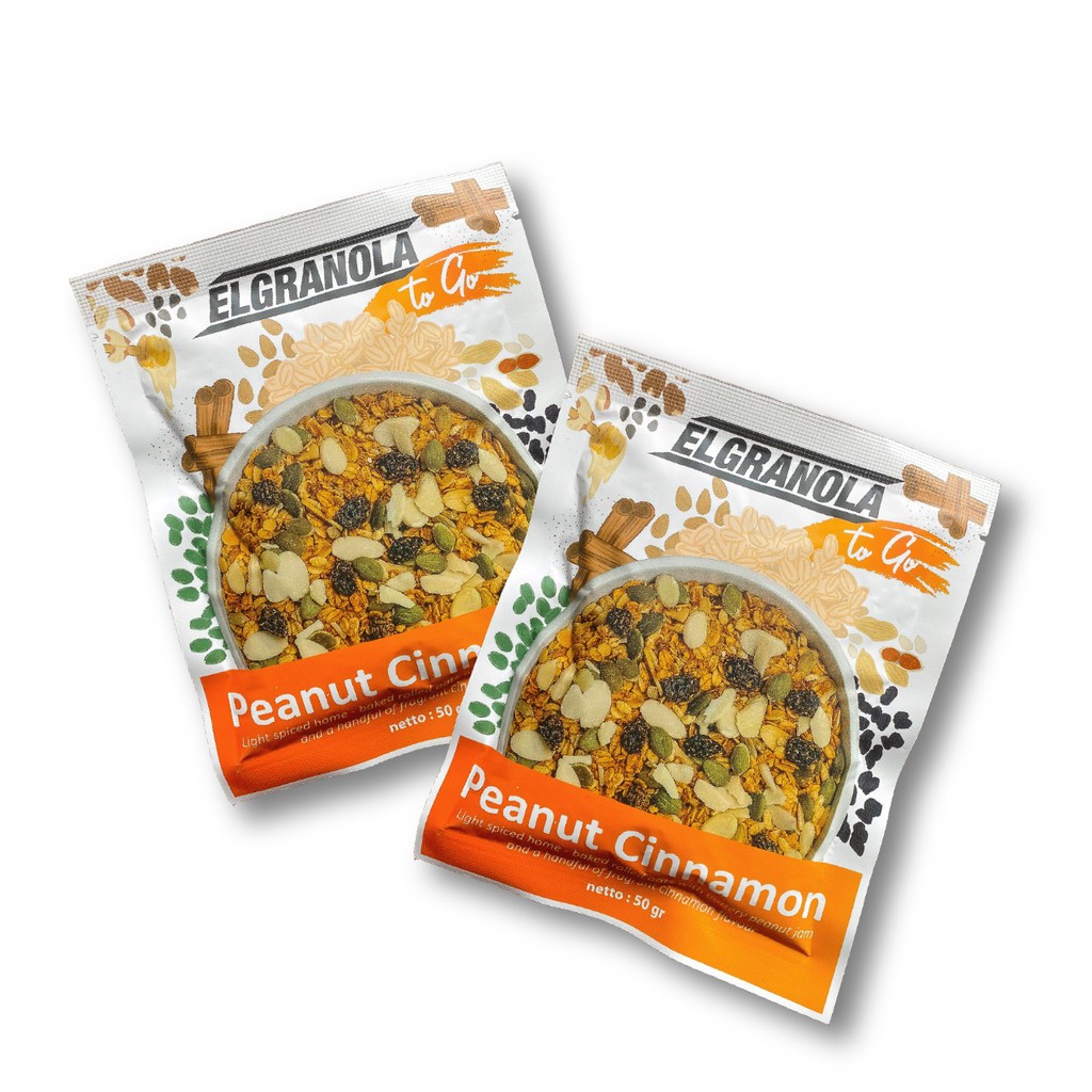 

El Granola Peanut Cinnamon 2 x 50 Gr