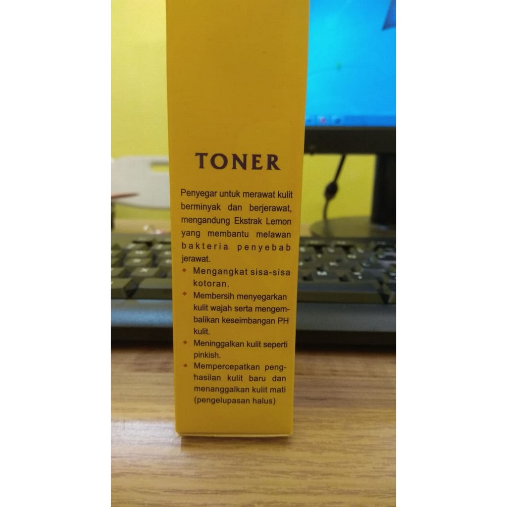 TONER TEMULAWAK 100ML HOLO EMAS