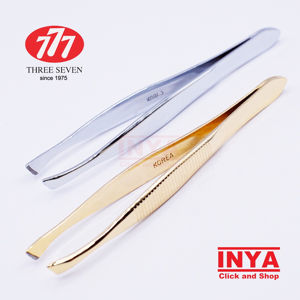 PINSET ALIS 777 THREE SEVEN GOLD ORIGINAL - EYEBROW TWEEZER