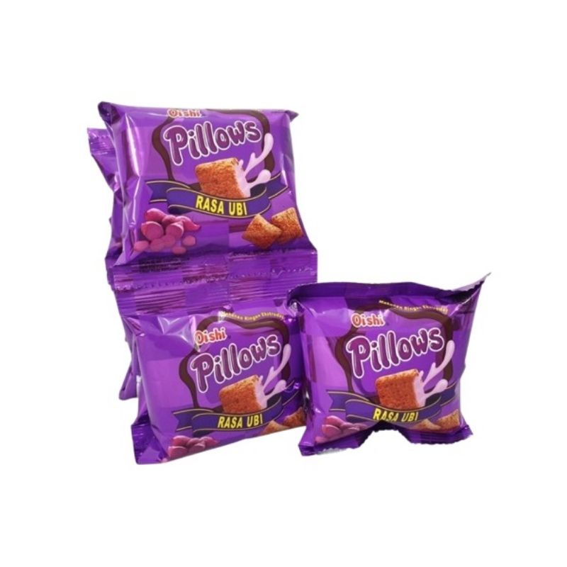 

Snack Oishi Pillows Rasa Ubi Ungu 6 gram (1 renceng isi 10 pcs)