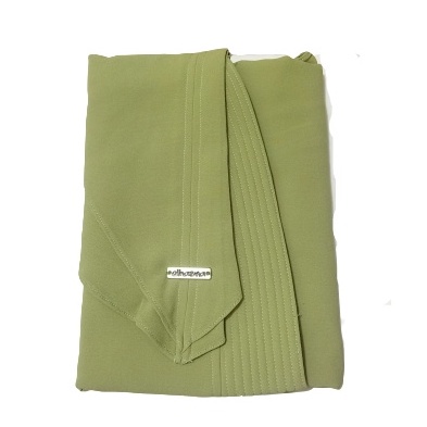 Hijab Instan XL Jumbo Hijab Ceruty 2 Layer Jilbab Instan  By Elhasna-GREENTEA