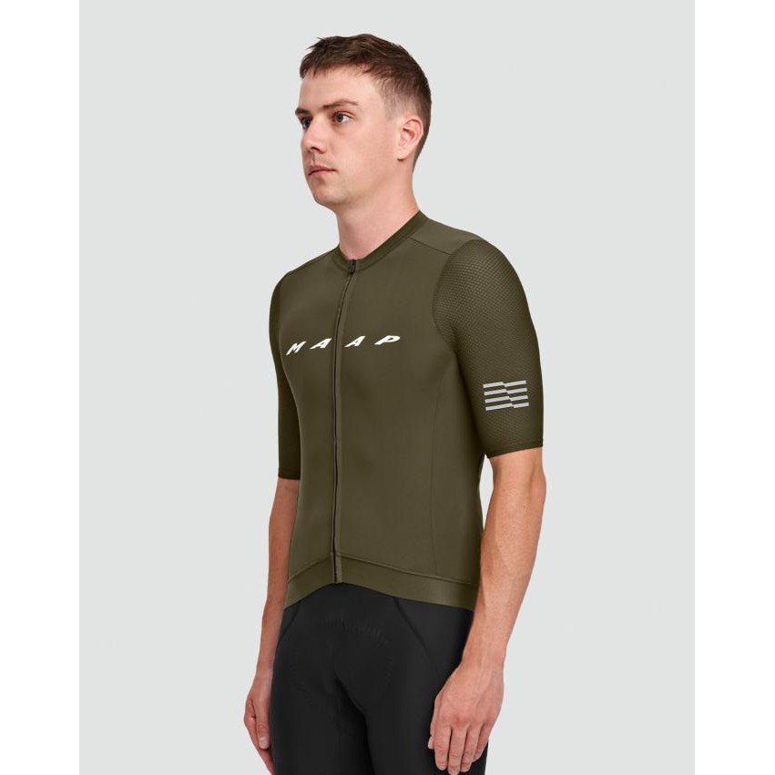 baju sepeda jersey sepeda roadbike wanita pria maap Evade olive - XS,S,M,L,XL