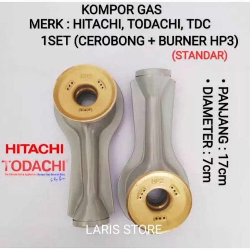 [COD] Tungku Cerobong Kompor Hitachi Hook Todachi TDC / Corong Dudukan Burner GALVANIS TEBAL - HP3