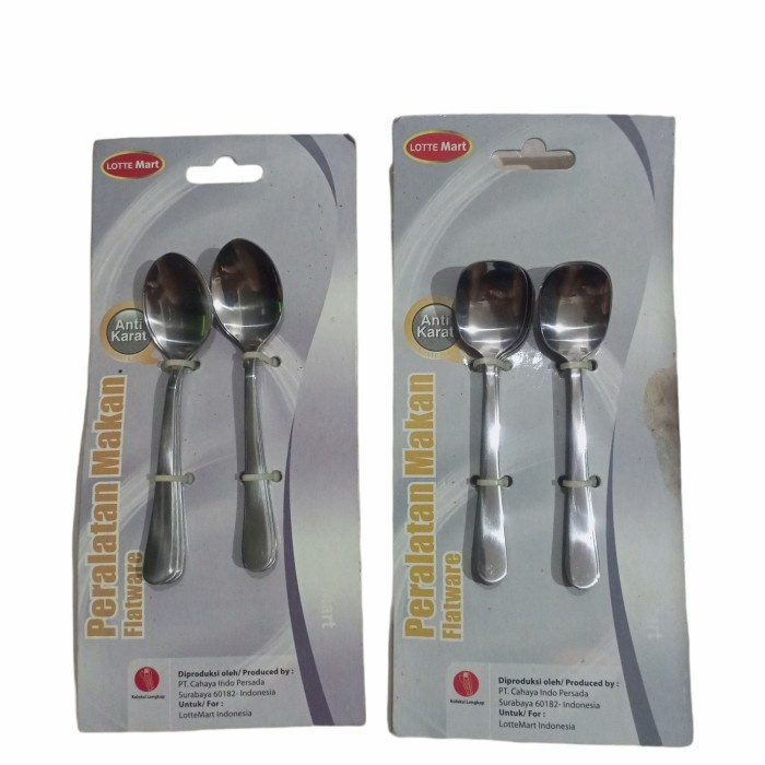 Sendok teh stainless Tebal