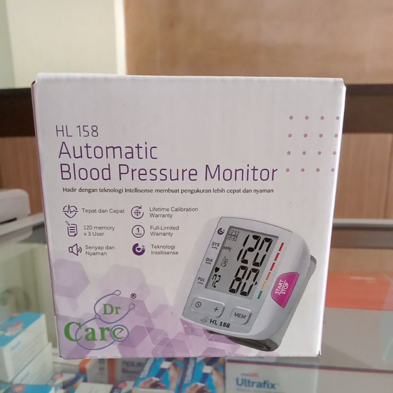 Tensimeter Digital Pergelangan Dr Care HL 158 / Dr Care Tensi Digital Wrist HL-158