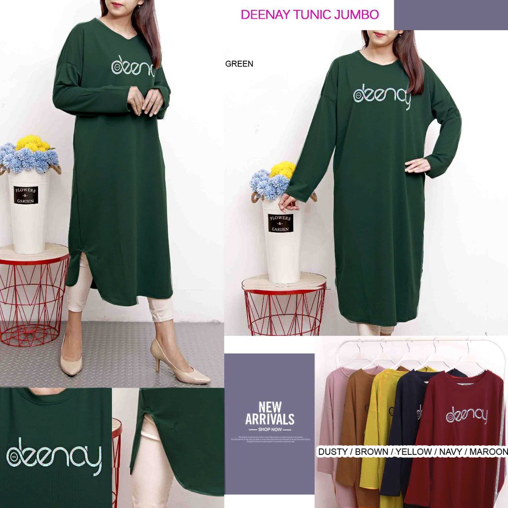 Baju Bigsize - LONG TUNIK BIGSIZE | LONG TUNIK JUMBO | LONG TUNIK 3XL | W02013