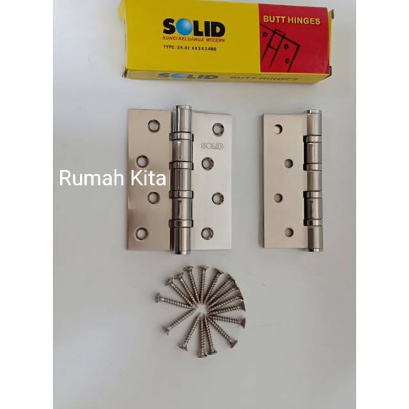 Engsel Pintu Engsel Solid 4 in