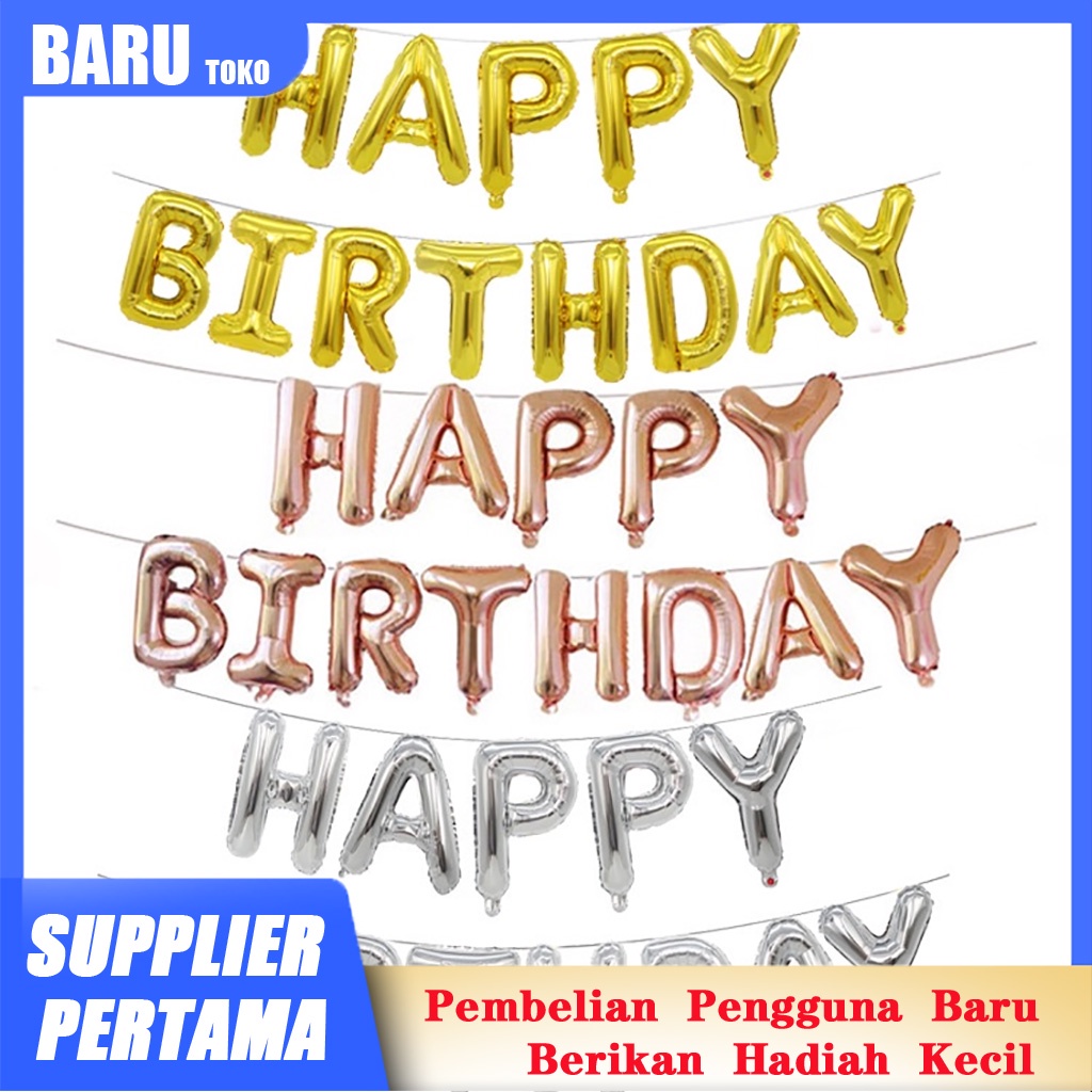 40cm selamat ulang tahun ulang tahun balon 40cm set balon dekorasi pesta ulang tahun balon  balon hu