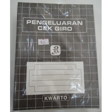 

Buku Pengeluaran Cek dan Giro Kwarto