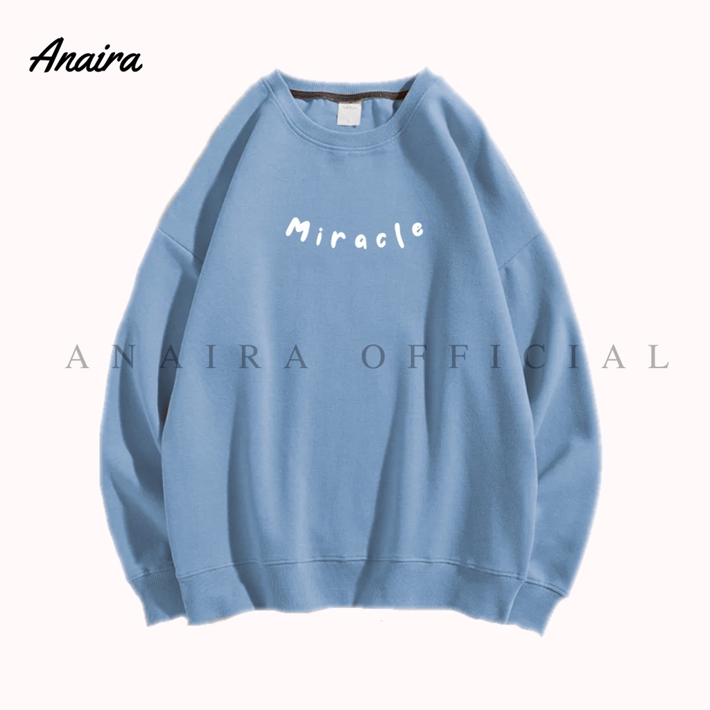 MIRACLE SWEATER CREWNECK ANAIRAOFFICIAL