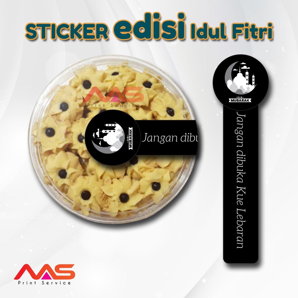 

Sticker Label Stoples Lebaran Idul Fitri /Segel toples kue kering