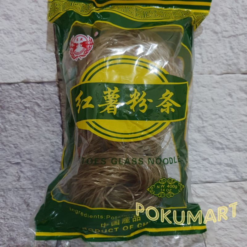 

POTATO GLASS NOODLE - BIHUN KENTANG CUIYAN - GREEN JADE SWALLOW 400g